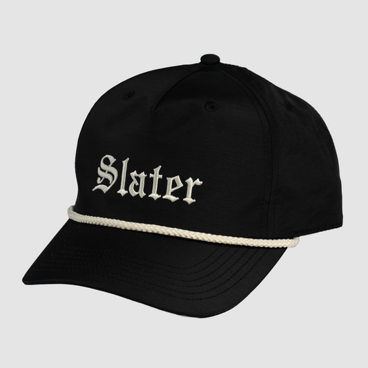 Slater Golf | Performance Rope Cap | Straight Outta RSA | Black