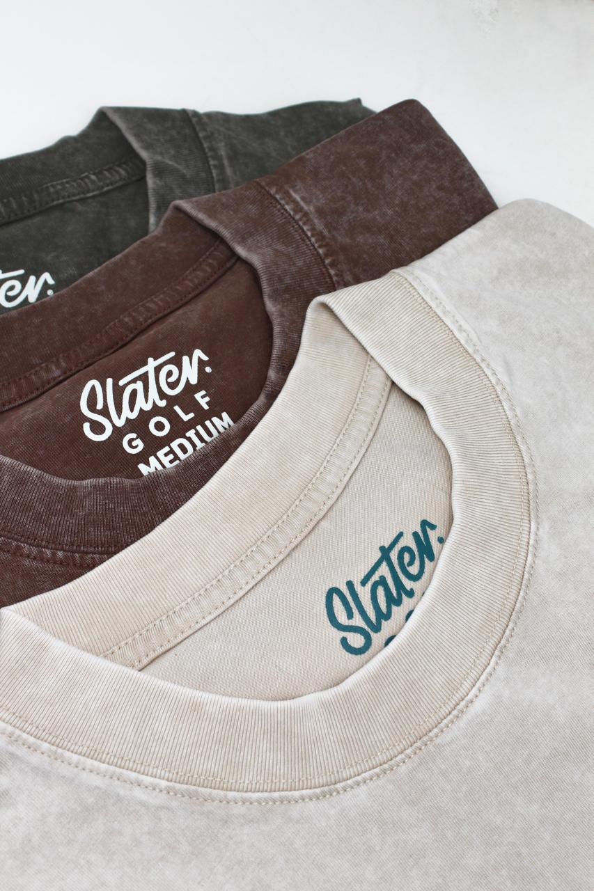 Slater Golf Lifestyle T-Shirt | Limited Edition Acid Wash