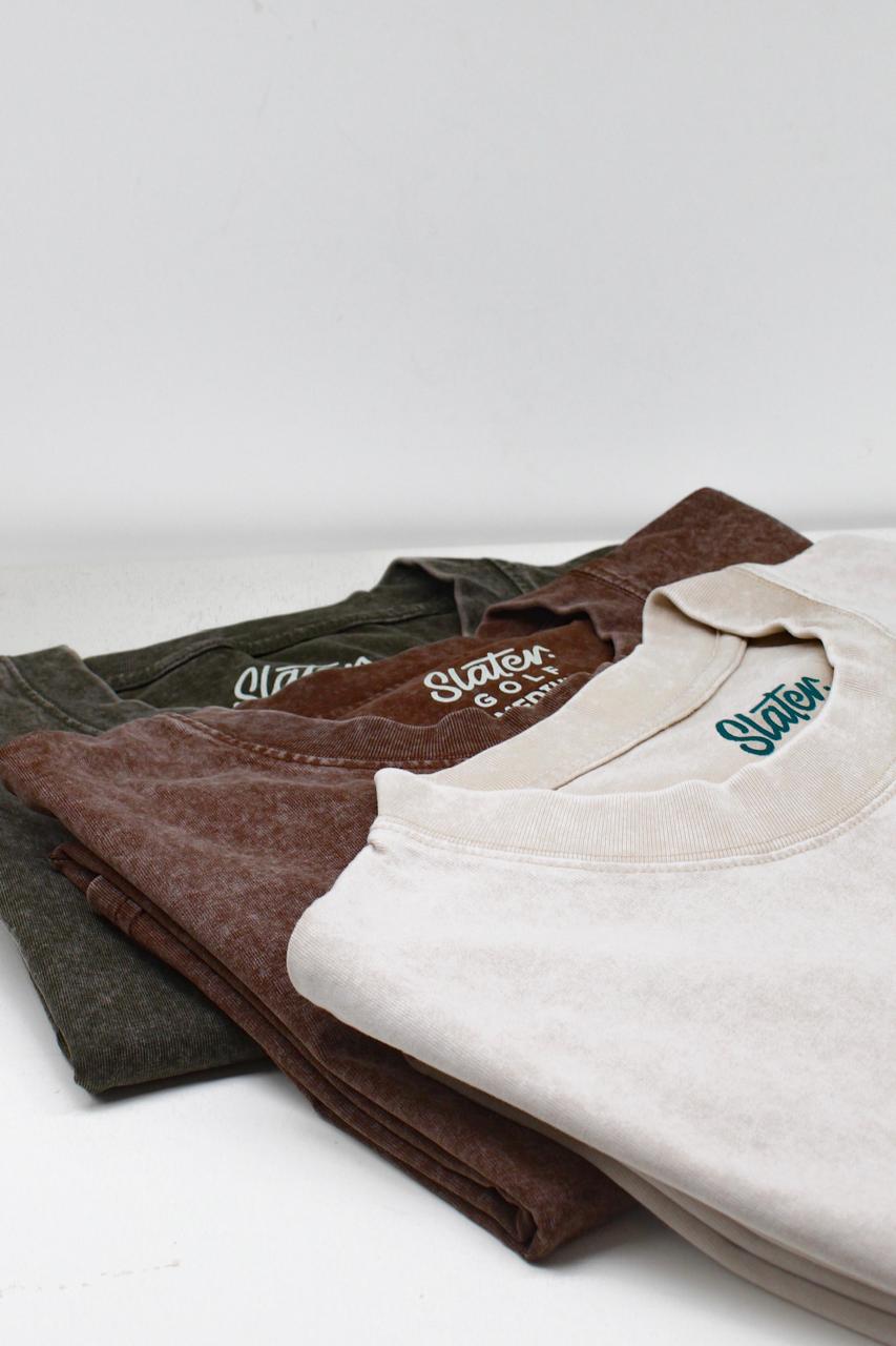 Slater Golf Lifestyle T-Shirt | Limited Edition Acid Wash