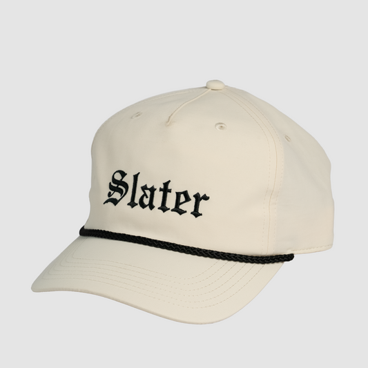 Slater Golf | Performance Rope Cap | Cream Straight Outta RSA